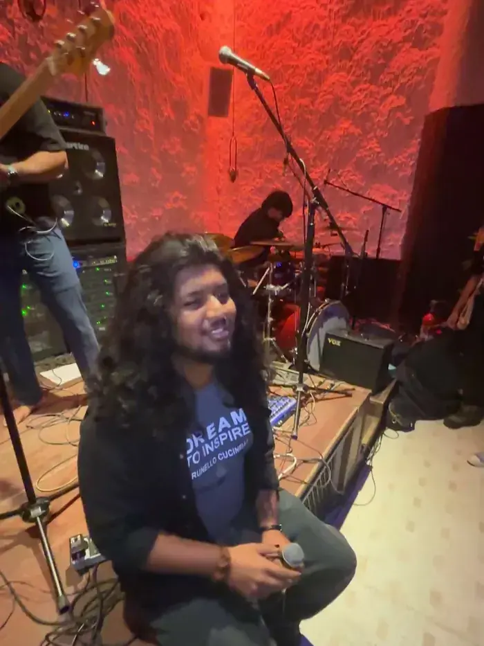 Between songs